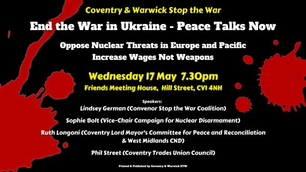 End the War in Ukraine - Peace Talks Now